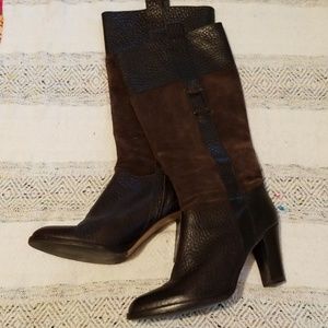 Brown Banana Republic Heeled Boots Size 9